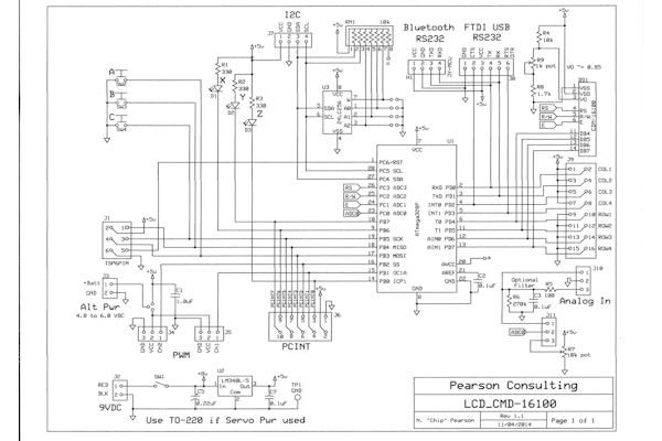 LCD_CDM-16100 Schematic