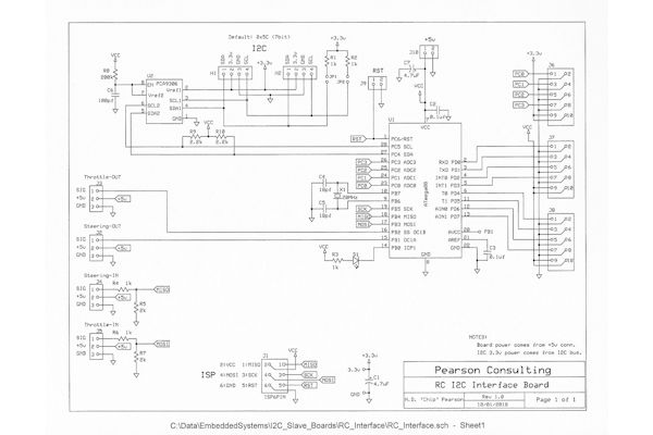 RC Interface Slave Schematic