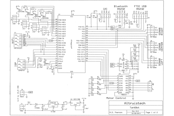 TankBot Schematic