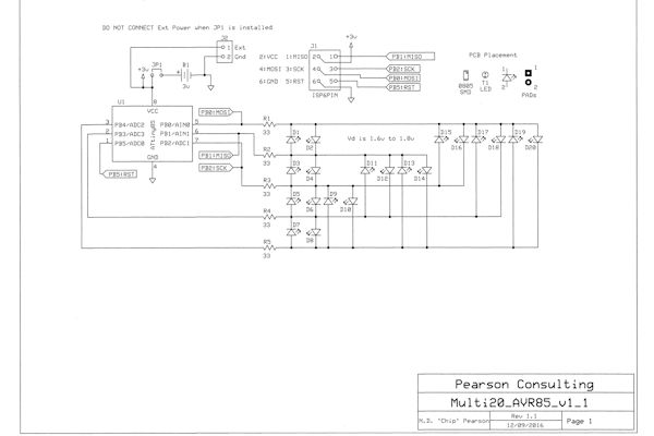 Completed Winky Lights Redux Board